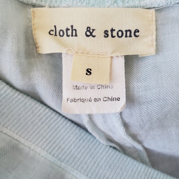 Cloth & Stone Light Blue Thin Sleeveless Top Small - Picture 4 of 4